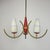 Gold Mid-Century Chandelier from Stilnovo, Italy, 1940s-1950s For Sale - Image 8 of 18