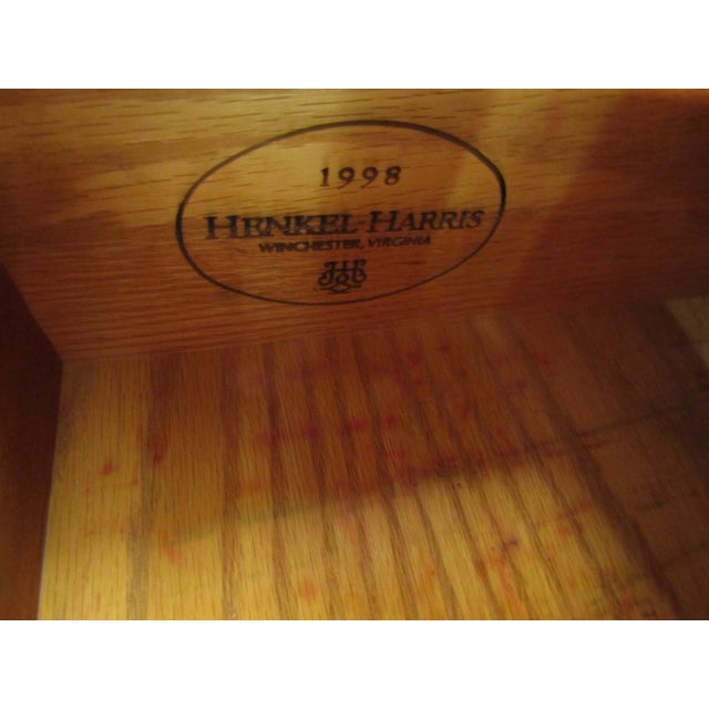 Henkel Harris Solid Mahogany China Cabinet For Sale - Image 10 of 12