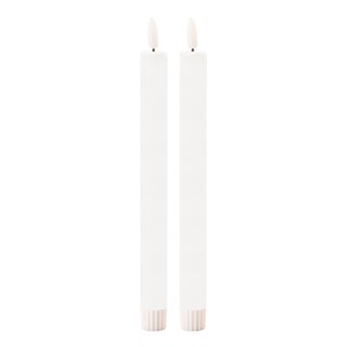 FIA WickWhite Taper Candle (Set of 2) For Sale