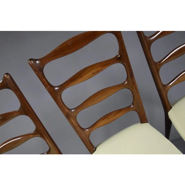 Wood Mid-Century Wooden Dining Chairs by Paolo Buffa, Set of 5 For Sale - Image 7 of 15