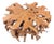 Natural Teak Root Color Round Coffee Table For Sale