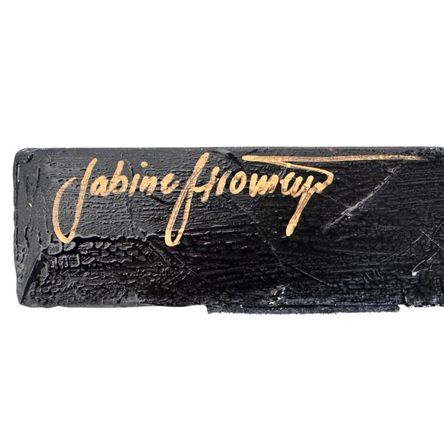 "Square One" Triptych Painting by Sabine Stromeyer b.1962 For Sale - Image 9 of 11