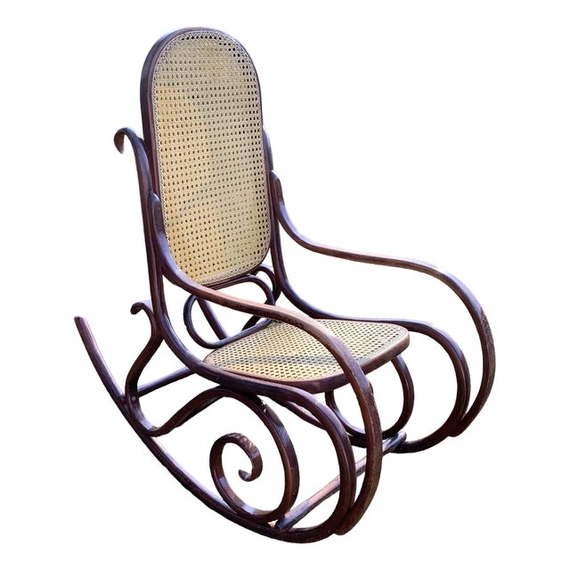 Antique Rocking Chair from Thonet For Sale