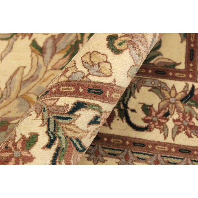 Shabby Chic Basan Pak-Persian Beige/Gray Wool Rug - 4'0'' X 6'2'' For Sale In New York - Image 6 of 9