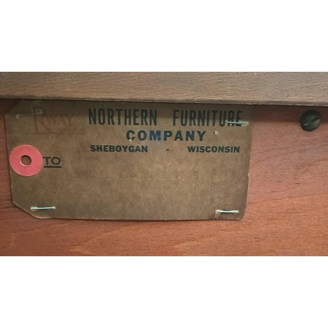 1970s Rway Mahogany Mid Century Craftsman Buffet For Sale - Image 10 of 10