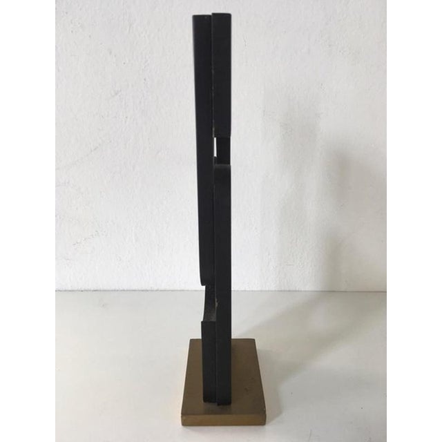 1990s Postmodern Abstract Bronze Sculpture attributed to Roberto Vecchione, Italy, 1998 For Sale - Image 5 of 16