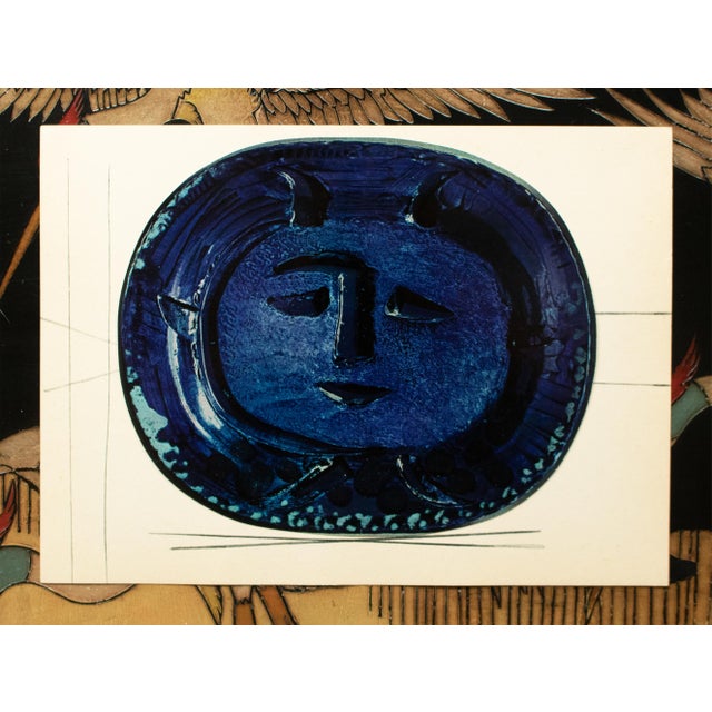Pablo Picasso 1955 Set of 8 Vintage Prints of Picasso's Ceramic Platters For Sale - Image 4 of 11