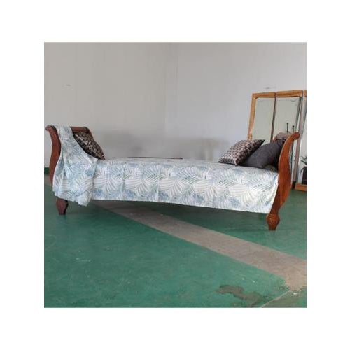 Wood Louis Philippe Boat Bed, Italy, 1850s For Sale - Image 7 of 10