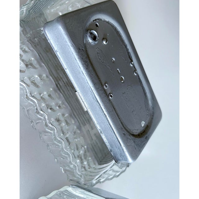 Vintage Bubble Glass and Chrome Sconces, 1970s, Set of 2 For Sale - Image 18 of 18