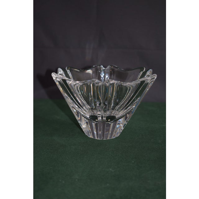 Vintage (1970's) Crystal Bowl made in Sweden by Orrefors. The Measurements: 10"Round x 4.5"H Flat Rate Shipping $15