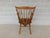 Brown Ethan Allen Heirloom Nutmeg Braceback Windsor Arm Chair 10-6020a For Sale - Image 8 of 13