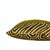 Gold Maze Velvet Throw Pillow With Feather Down Insert For Sale - Image 4 of 6