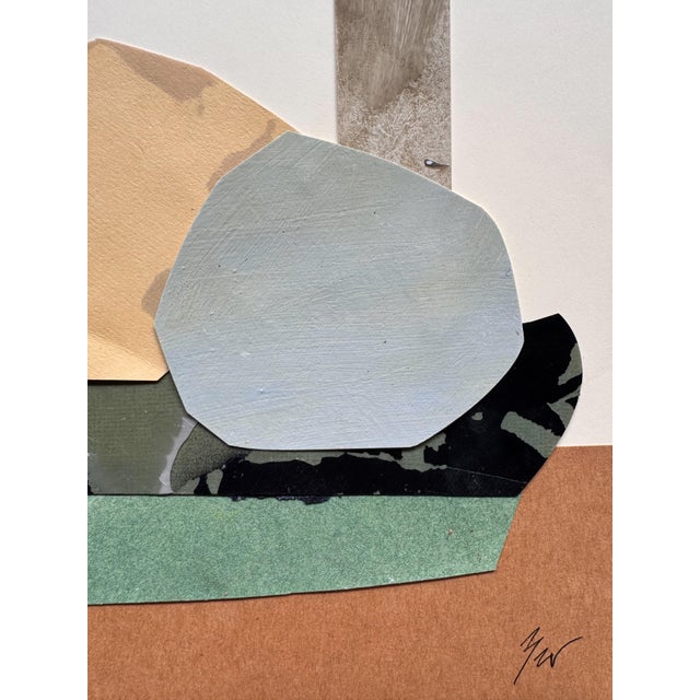"Magic Still Exists 5" Original Mixed-Media Collage on Paper by Zac Woodiel For Sale In Little Rock - Image 6 of 7
