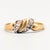 Ring in Multicolored Gold with White Stones For Sale - Image 4 of 4