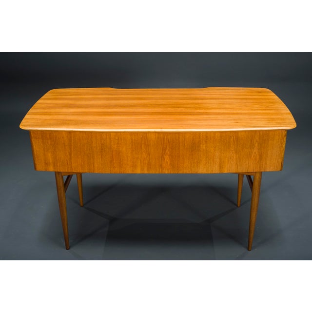 1960s Mid-Century Teak Desk attributed to Musterring, 1960s For Sale - Image 5 of 16