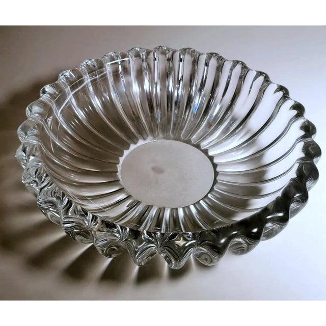 1930s Art Deco French Glass Bowl by Pierre d'Avesn for Daum, 1930 For Sale - Image 5 of 13