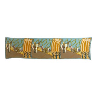 Deco Lake Shore by Betty Woodman Museum Silk Textile For Sale