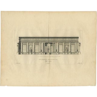 Woolfe, Illustration of the Gallery of Wyndham Esquire Hammersmith, 1770, Print For Sale