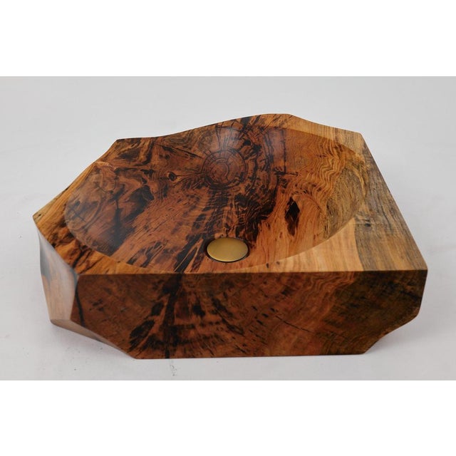 Live Edge Wood Bathroom Sink by Logniture For Sale - Image 12 of 18