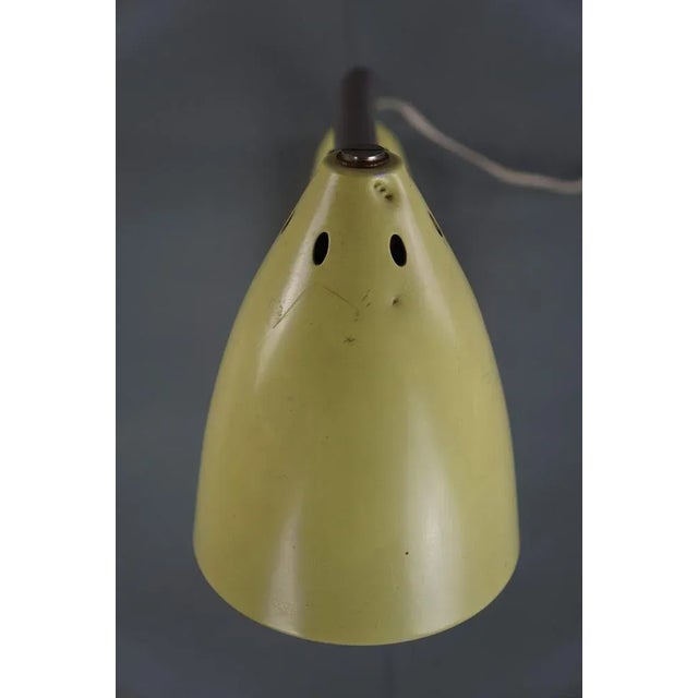 Silver Vintage Yellow Metal Lamp/Desk Lamp, 1960s For Sale - Image 8 of 12