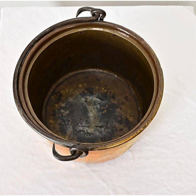 French 19th Century Brass Cooking Pot For Sale In Baton Rouge - Image 6 of 9