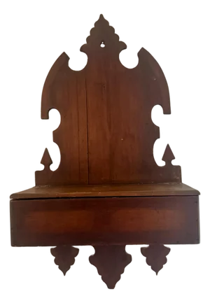 19th Century Victorian Gothic Revival Wall Mount Box