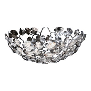 Silver-Plated Bowl Model "Kachnar Ii" by Mann Singh (India, B. 1977) for Driade, Italy, Designed 1994 For Sale