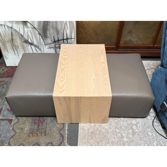 Contemporary Maiden Home Bowery Ottoman For Sale - Image 3 of 12