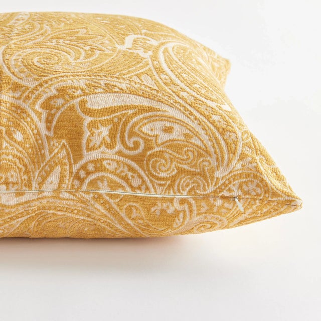 Kenneth Ludwig Chicago Yara Square Indoor-Outdoor Pillow 24" For Sale - Image 4 of 5