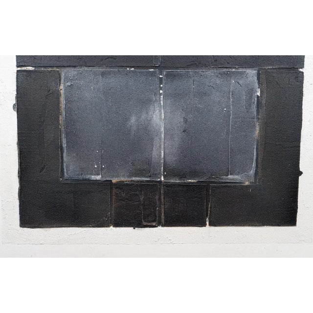 1970s Abstract Modern Painting on Canvas by Lou Fink For Sale - Image 4 of 7