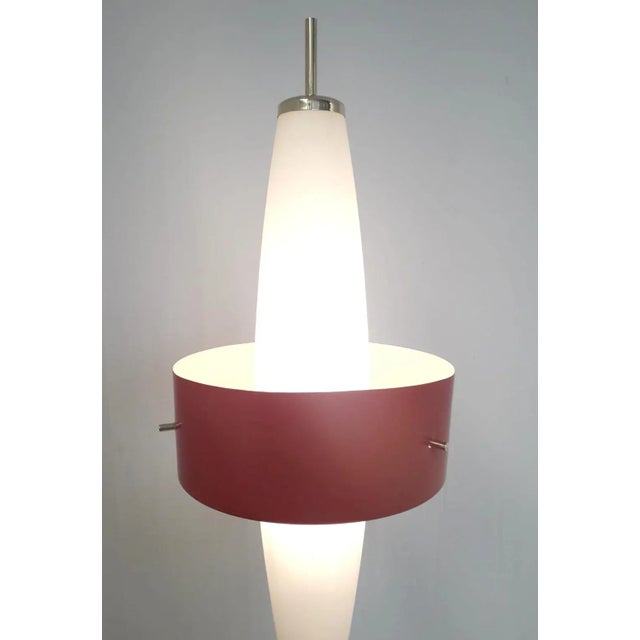 Metal Mid 20th Century Torchère Floor Lamps by Stilnovo - a Pair For Sale - Image 7 of 10