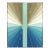 Wiggle Room 25 - Modern Resin Minimalist Blue Cool Tone Gradient Abstract Original Artwork by Ricky Hunt For Sale