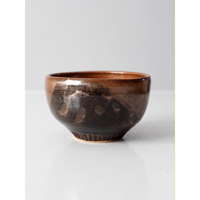Contemporary Vintage Handmade Studio Pottery Bowl For Sale - Image 3 of 8