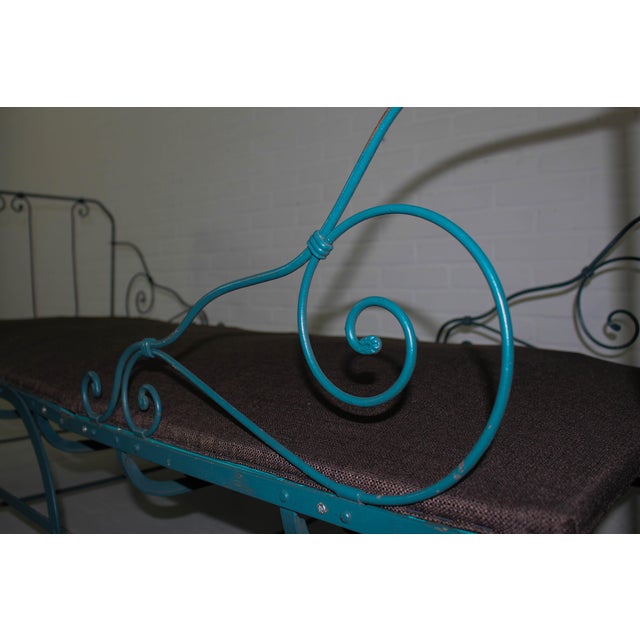 Foldable Metal Daybed, 1950s For Sale - Image 12 of 17