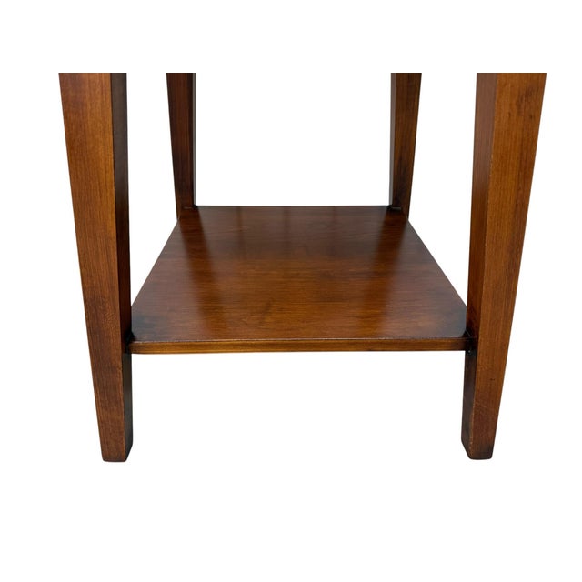 1990s Vintage Ethan Allen Country Colors Round Side Table For Sale - Image 5 of 7
