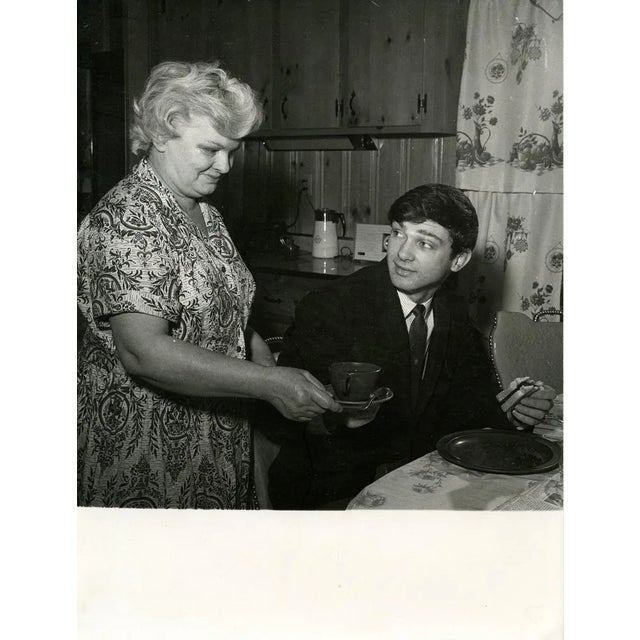 Unknown - Vintage Portrait of Gene Pitney with His Mother - 1960s For Sale