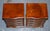 Georgian Style Serpentine Nightstands with Drawers, Set of 2 For Sale - Image 10 of 18