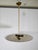 Mid-Century Three-Light Ceiling Lamp in Textured Glass, 1950s For Sale - Image 4 of 16