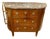 French Louis XVI Walnut Demi-Lune Side Cabinet For Sale