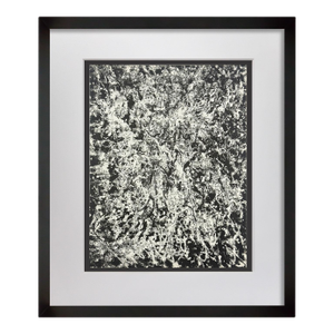 Francois Fiedler 1960 Original Lithograph, Framed Abstract Expressionist Art