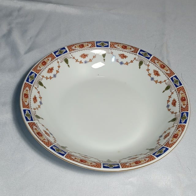 1920s Victoria Czechoslovak China Pattern Vit224 Dinnerware Set- 27 Pieces For Sale - Image 10 of 12