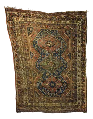 Mid-Century Modern Hand Knotted Rug