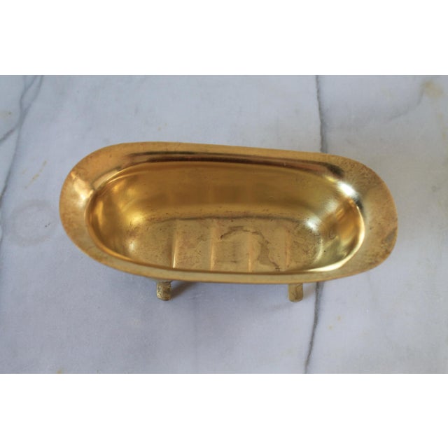 Vintage Decorative Brass Bathtub For Sale In Milwaukee - Image 6 of 10