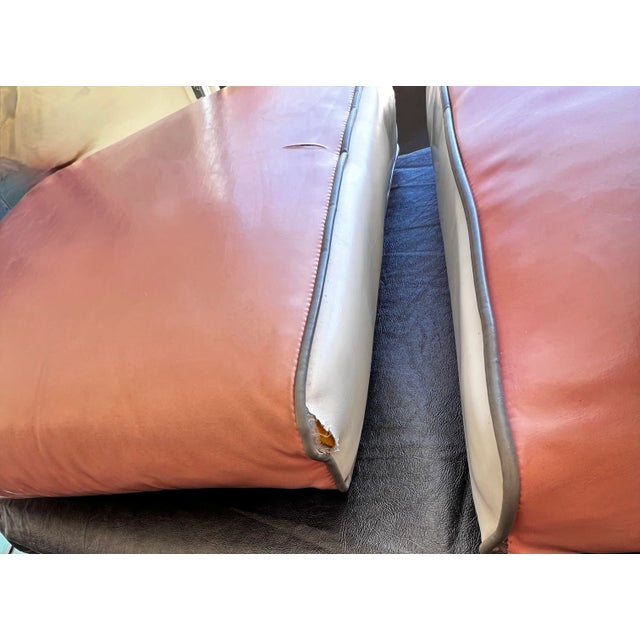 1980s Deco Streamline Moderne, Tubular Chrome, Sofa, Chair and Ottoman Custom Made by Jazz- Art Deco Revival Interiors California / New York For Sale - Image 12 of 12