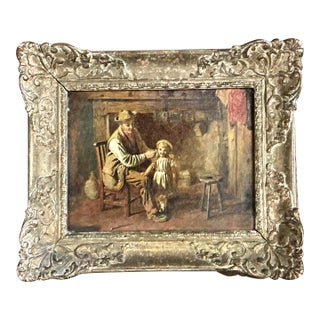 Vintage Original Oil on Canvas For Sale