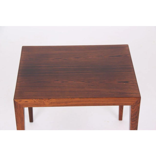 Wood Vintage Rosewood Coffee Tables by Severin Hansen for Haslev, Set of 2 For Sale - Image 7 of 18