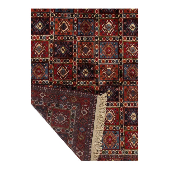 Traditional Pasargad DC Rust Fine Persian Yalameh Rug For Sale - Image 3 of 3