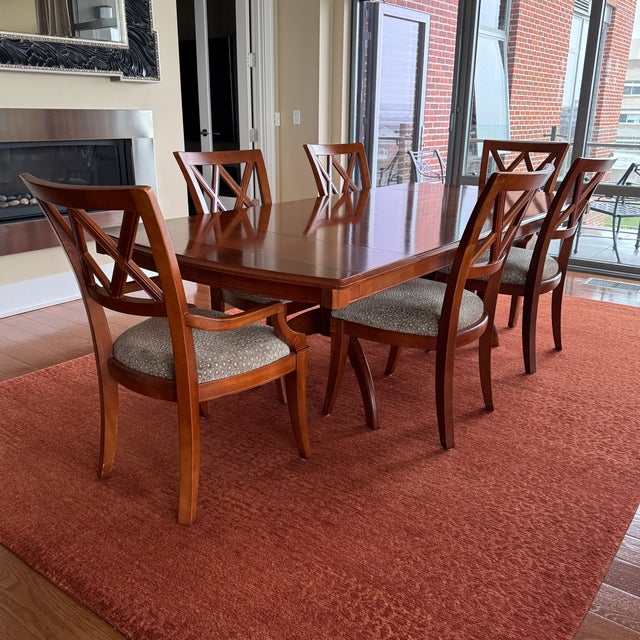 1990s Walter of Wabash Dining Room Set For Sale - Image 5 of 14
