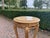 1970s French Louis XVI Gold Beech Marble Side Tables- Pair For Sale - Image 9 of 14
