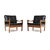 Danish Lounge Chairs in Teak and Leather by Illum Wikkelso, 1960, Set of 2 For Sale - Image 11 of 11